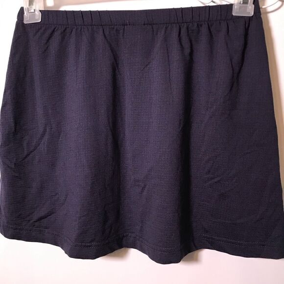Lily’s of Beverly Hills navy elastic waist skirt Small. Lightweight - Picture 3 of 4